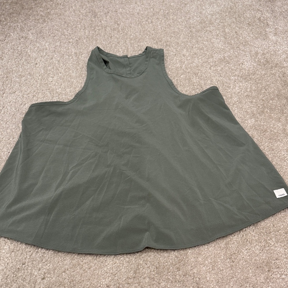Vuori Olive Green Tank Top